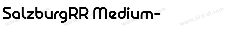 SalzburgRR Medium字体转换
